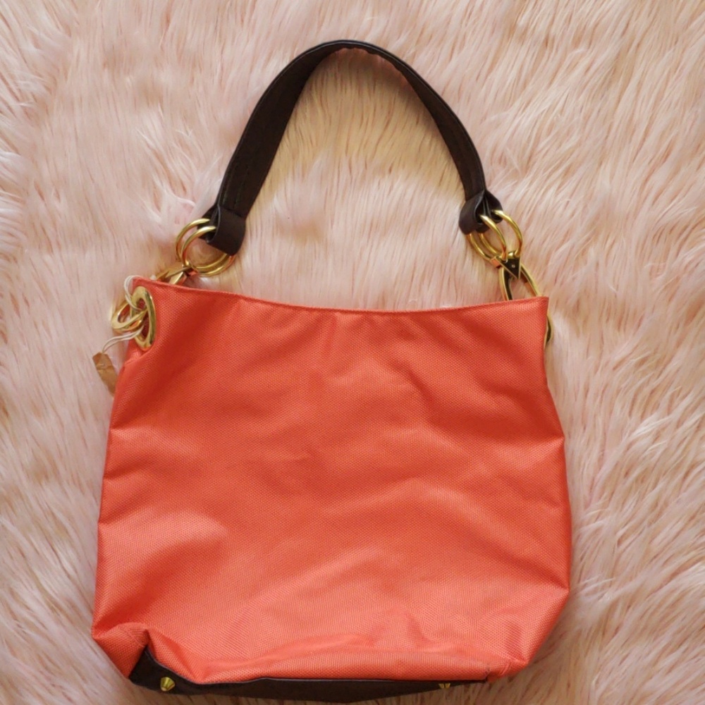 Braciano orange shoulder bag